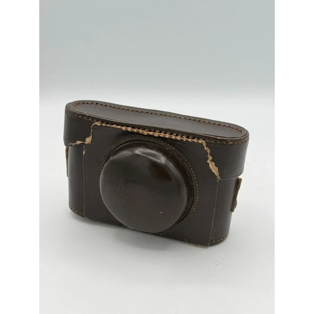 Wirgin Edinex 35mm Viewfinder Camera Ludwig Victar 4.5/5cm Vario Shutter w/ Case
